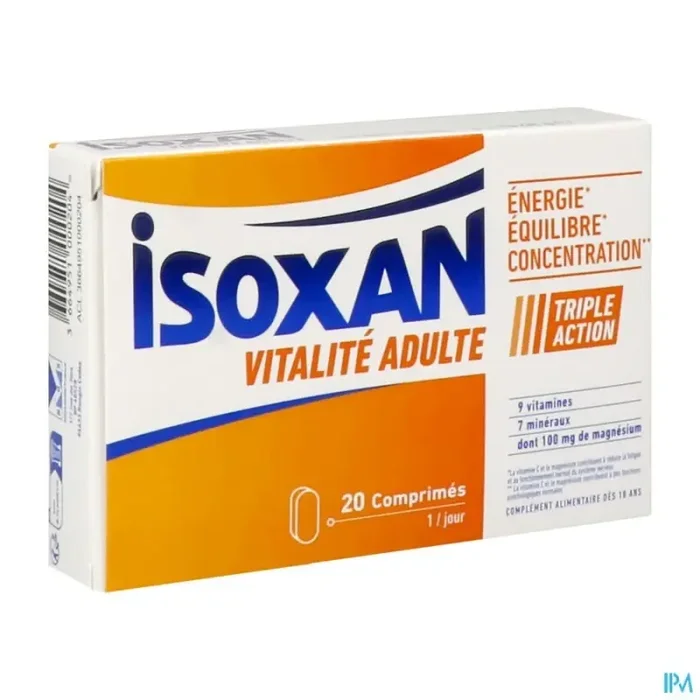 Isoxan vitalite adulte comprime 20