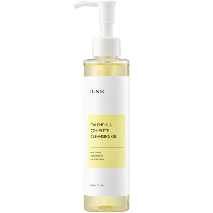 Iunik – Huile nettoyante – Calendula – Visage – 200 ml