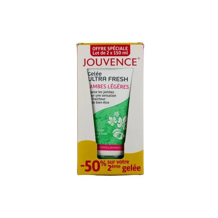 JOUVENCE GELÉE ULTRA FRESH JAMBES LEGERES LOT 2 X150ML JOUVENCE DE L‘ABBÉ SOURY