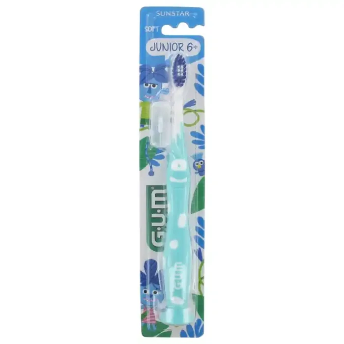 JUNIOR 6+ BROSSE A DENTS SOUPLE BLEUE GUM