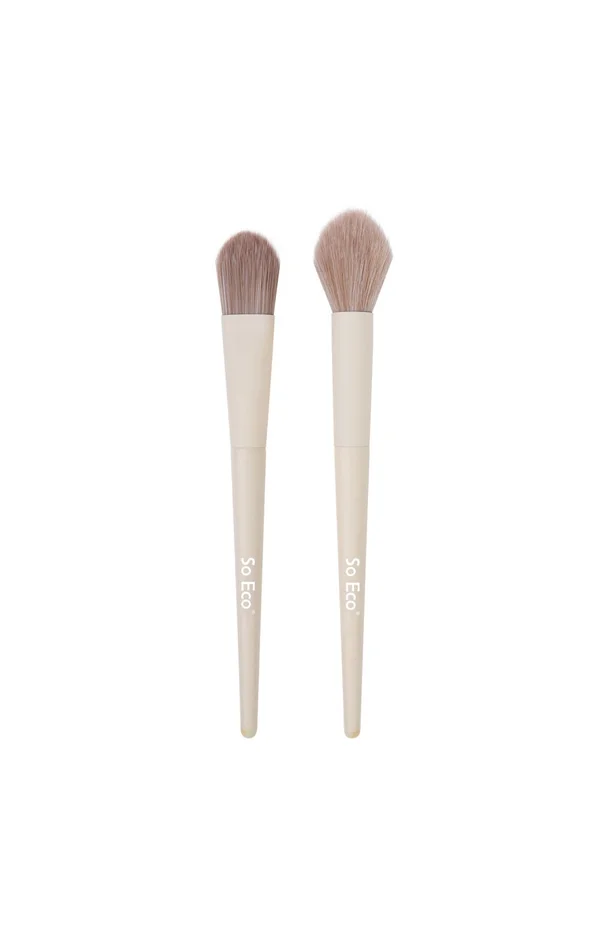 Kit 2 pinceaux – application contour & highlighter