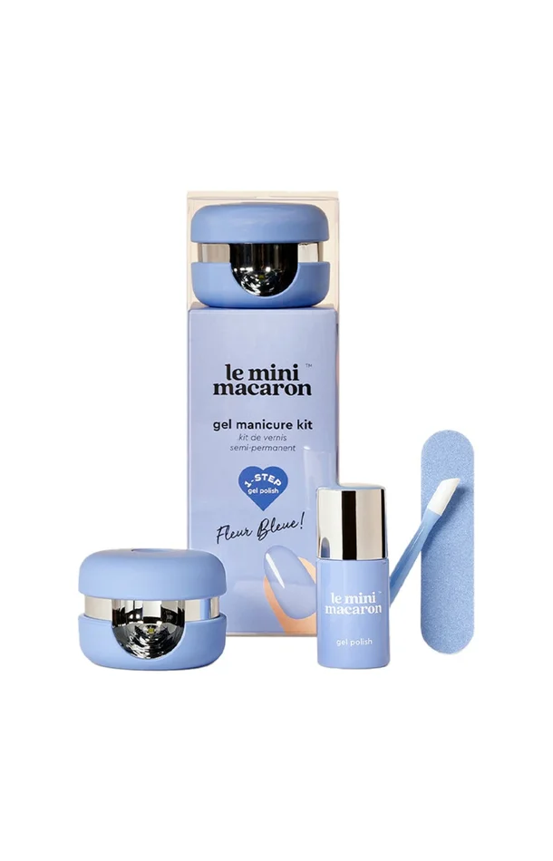 Kit de vernis semi-permanent – Fleur Bleue – 6 produits