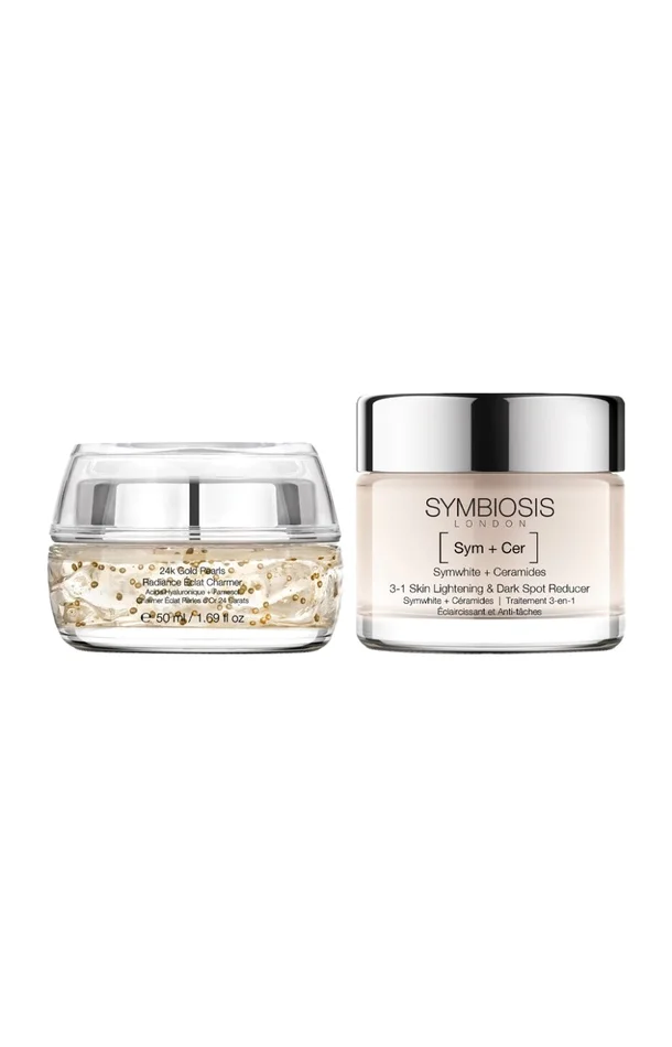 Kit éclat & anti-tâches – Acide hyaluronique & céramides – Visage – 2 x