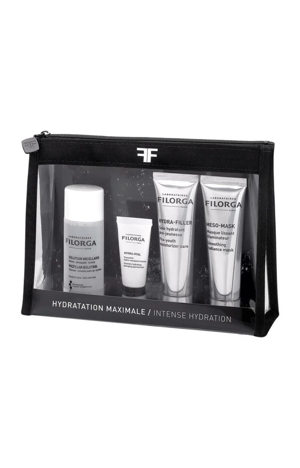 Kit hydratation maximale – Visage – 4 soins + trousse