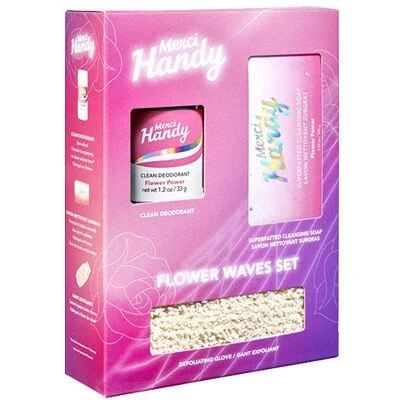 Kit nettoyant – Flower Waves – Corps & mains – 3 produits