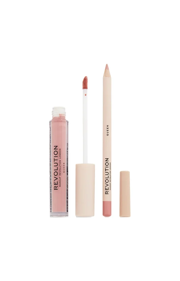 Kit rouge à lèvres liquide & crayon