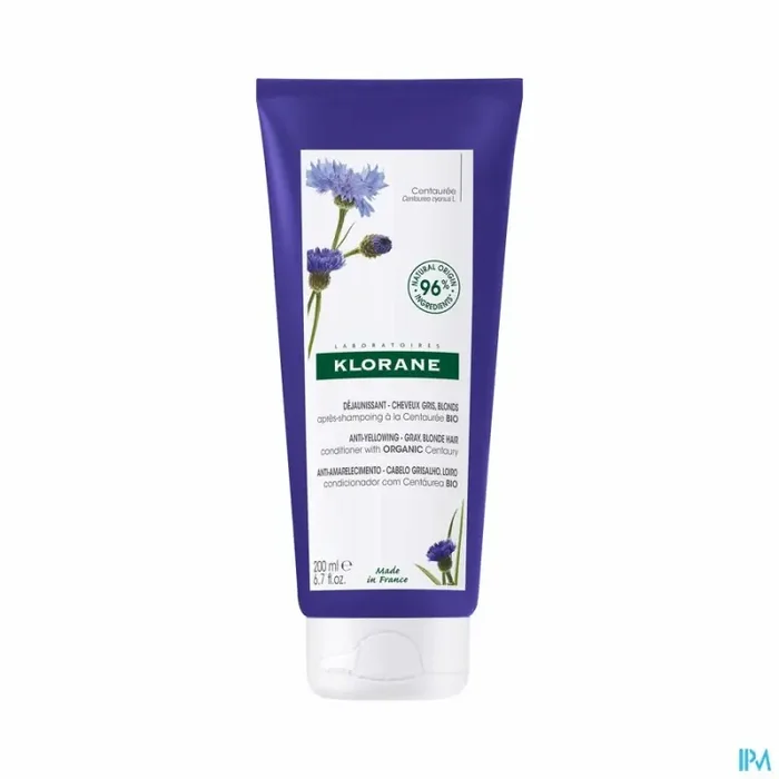 Klorane baume après shampooing dejaunissant centauree bio 200ml