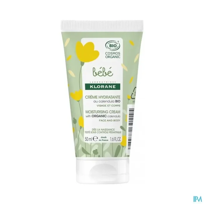 Klorane bébé crème hydratante bio 50ml