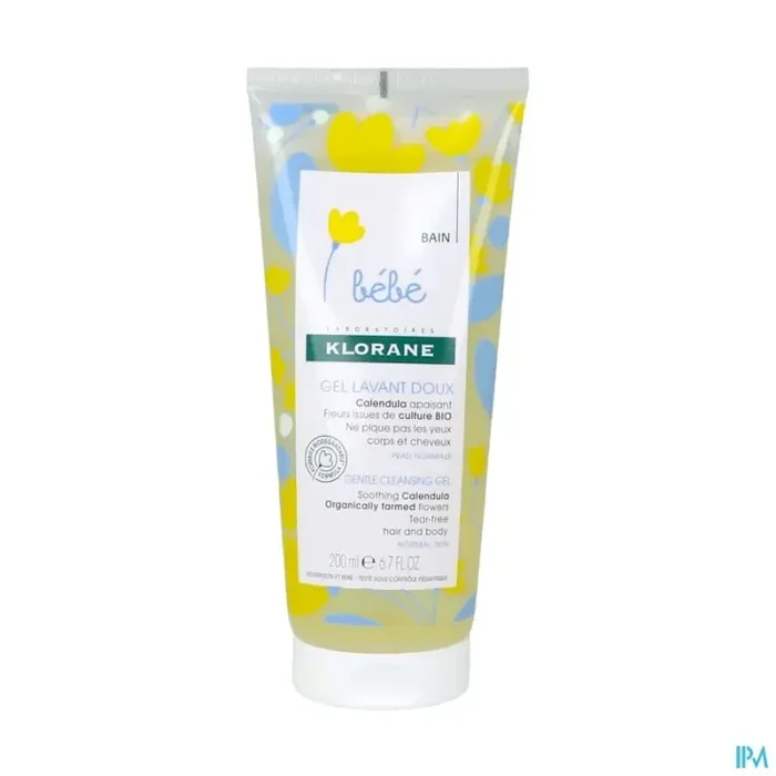 Klorane bébé gel lavant doux 200ml