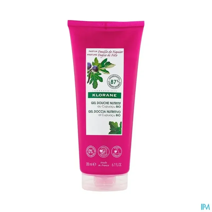 Klorane gel douche nutritif feuille de figuier 200ml