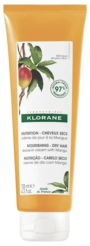 Klorane Mangue Crème de Jour Nutrition Cheveux Secs 125 ml
