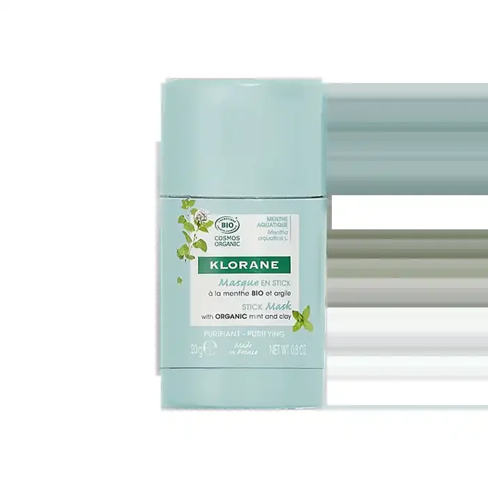 Klorane masque en stick a la menthe bio 25g