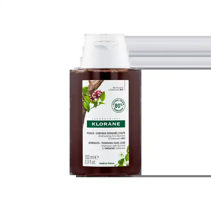 Klorane shampoing a la quinine & edelweiss bio 100ml