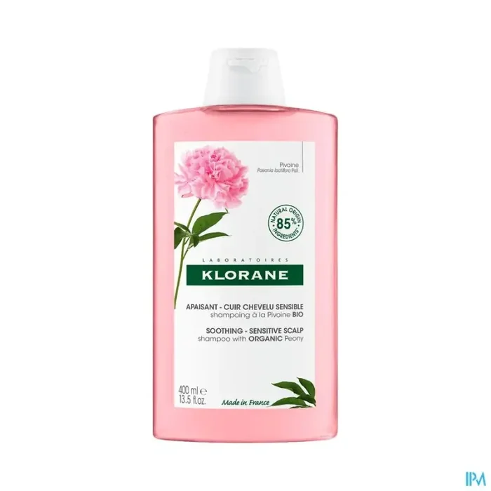 Klorane shampooing apaisant anti-irritations à la pivoine bio 400ml