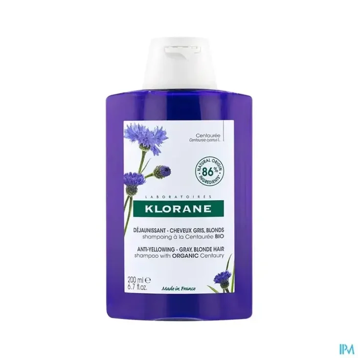 Klorane shampooing dejaunissant centauree bio 200ml