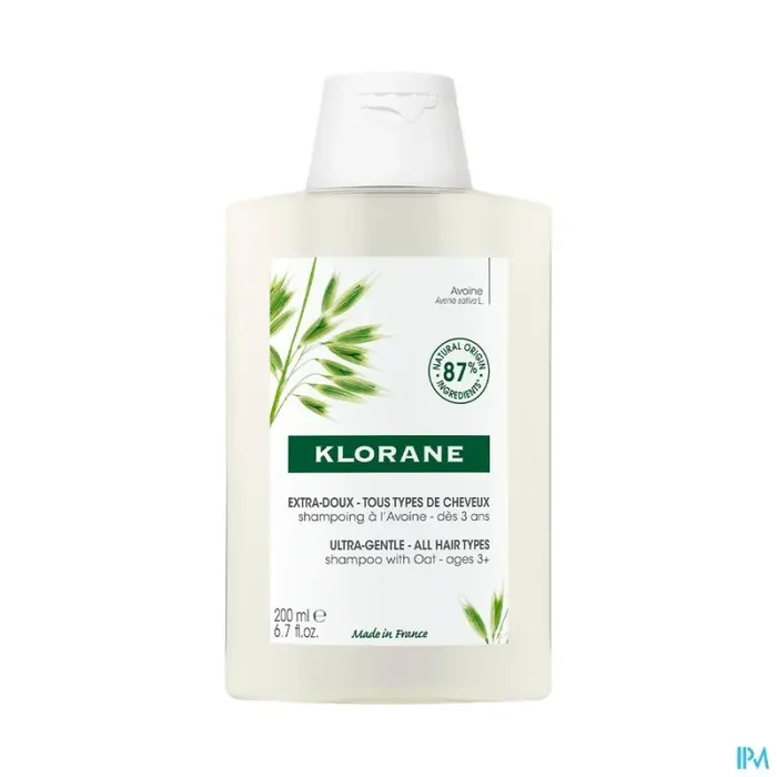 Klorane shampooing extra doux à l‘avoine bio 200ml