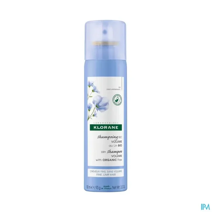 Klorane shampooing sec volume fibres de lin bio 150ml