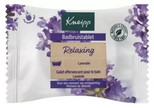 Kneipp Galet Pour le Bain – Lavande (Bulle Relaxante) – 80 g