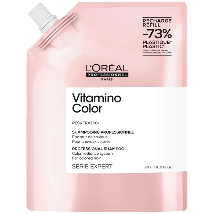 L'Oréal Professionnel Vitamino Color Shampoo Refill Pack 500ml for Coloured Hair