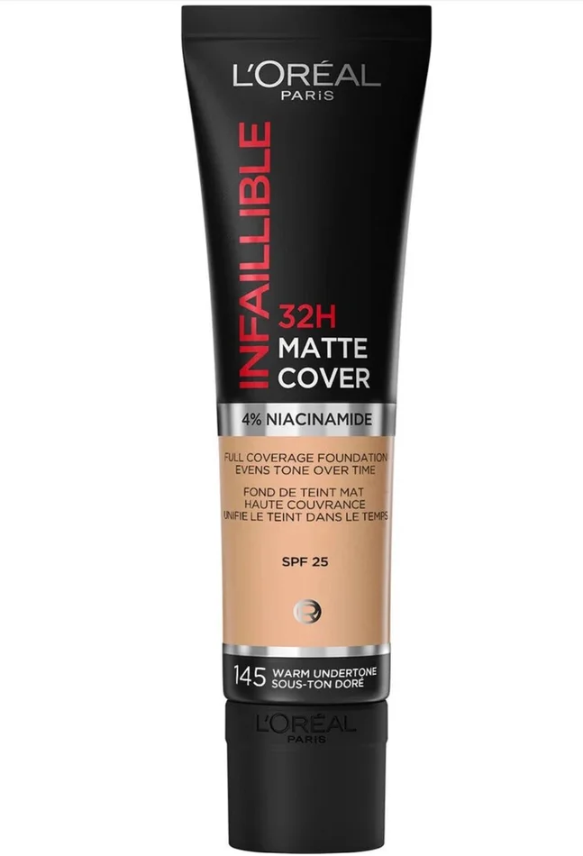 L’Oréal Fond de teint 145 beige rosé Infallible 32h Matte