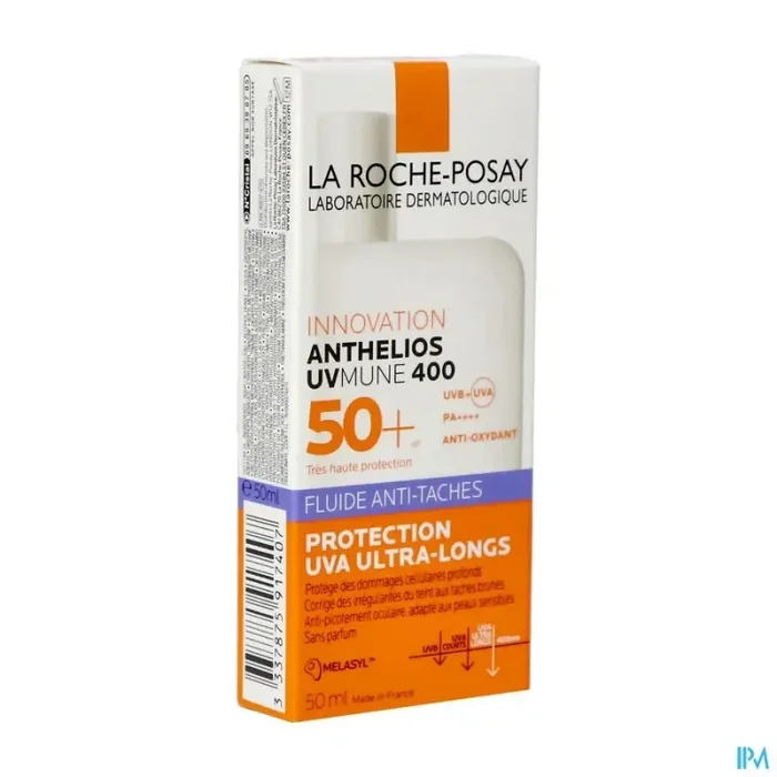 La roche posay anthelios 50+ uvmune 400 fluide anti-taches 50ml