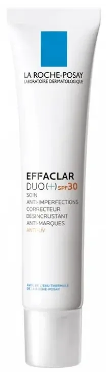 La Roche-Posay Effaclar Duo (+) Soin Complet Anti-Imperfections Anti-Marques et Anti-Récidive et Anti-Uv (Spf30) 40 ml