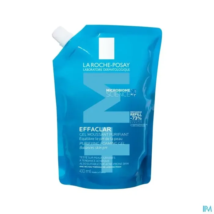 La roche posay effaclar gel moussant purifiant eco recharge 400ml