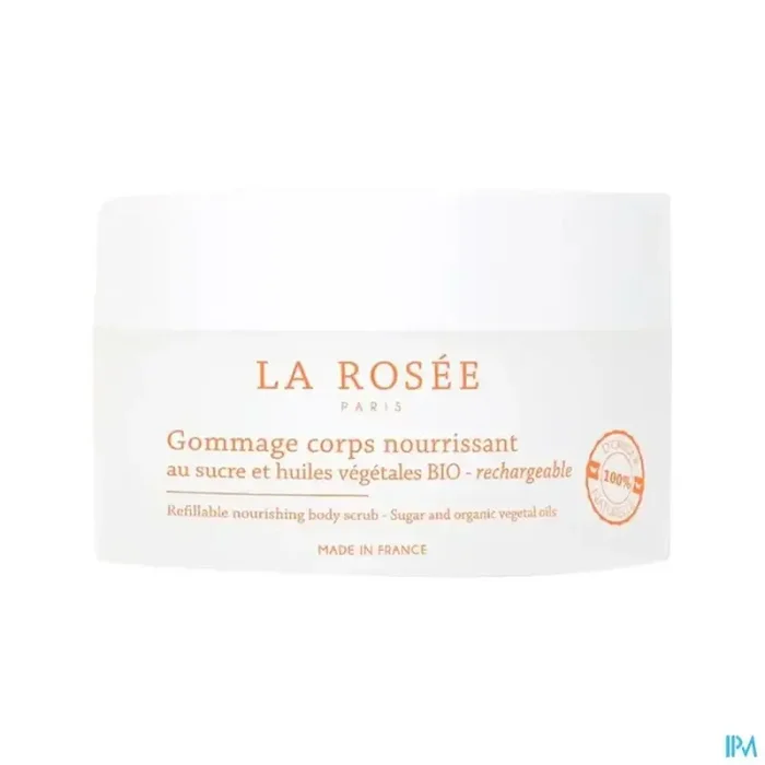 La rosée gommage corps nourrissant au sucre et aux huiles vegetale bio 200g