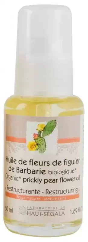 Laboratoire du Haut-Ségala Huile de Fleurs Figuier Barbarie 50 ml Biologique *