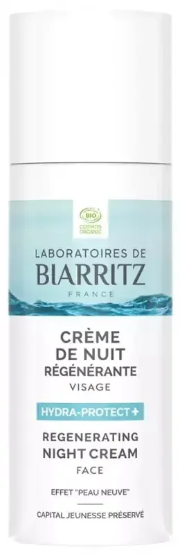 Laboratoires de Biarritz Crème de Nuit Régénératrice Visage Certifiée Bio