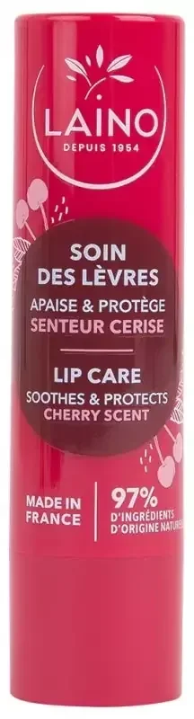 Laino Soin Des Lèvres Pailleté Senteur Cassis 4 g – Senteur Cerise