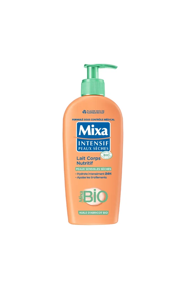 Lait corps nourrissant bio – Peaux sèches – 250 ml