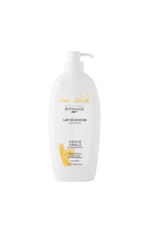 Lait de douche – Fleur de vanille – Caresse – 1 L