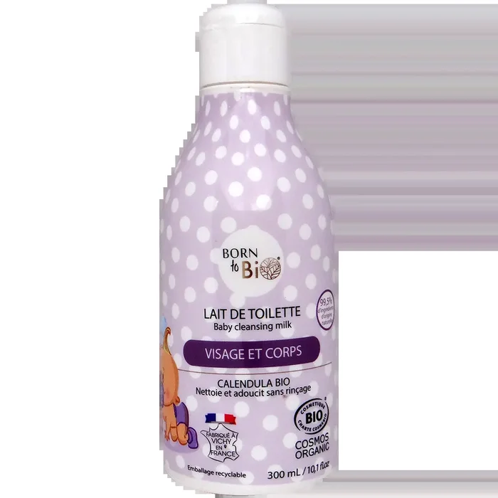 Lait de Toilette pour Bébé 300mL – Certifié bio