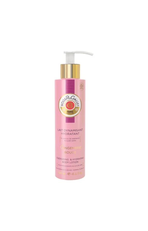 Lait dynamisant hydratant – Gingembre Rouge – Corps – 200 ml