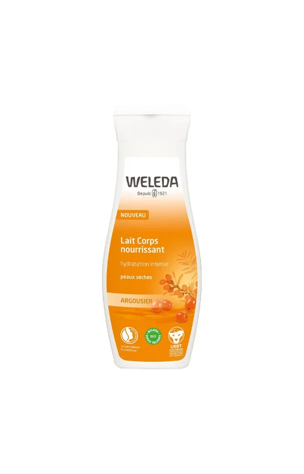 Lait nourrissant bio – Argousier – Peux sèches – 200 ml