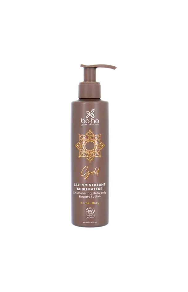 Lait scintillant bio – Gold – 200 ml