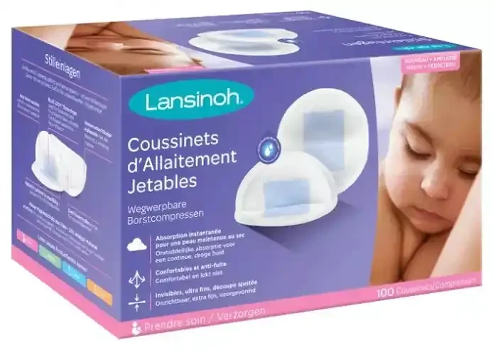 Lansinoh Allaitement Coussinets d‘Jetables 100 Pièces