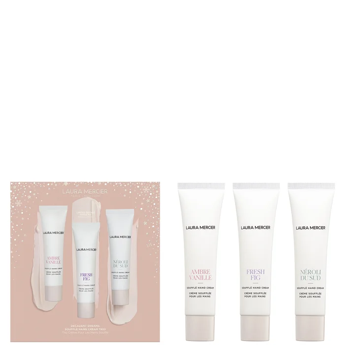 Laura Mercier Decadent Dreams Souffle' Hand Cream Trio