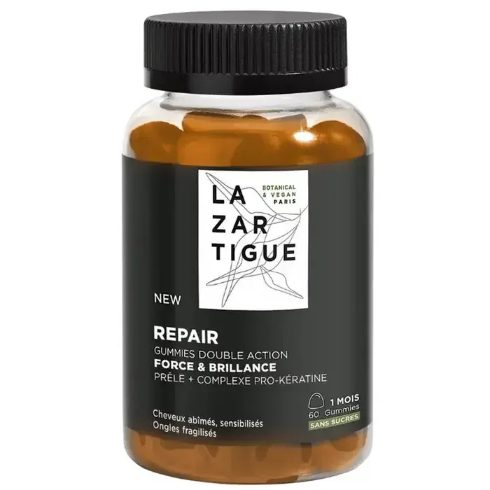 Lazartigue repair force & brillance 60 gummies