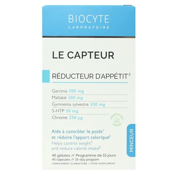 Le Capteur réducteur d‘appétit aide à contrôler le poids 45 gélules