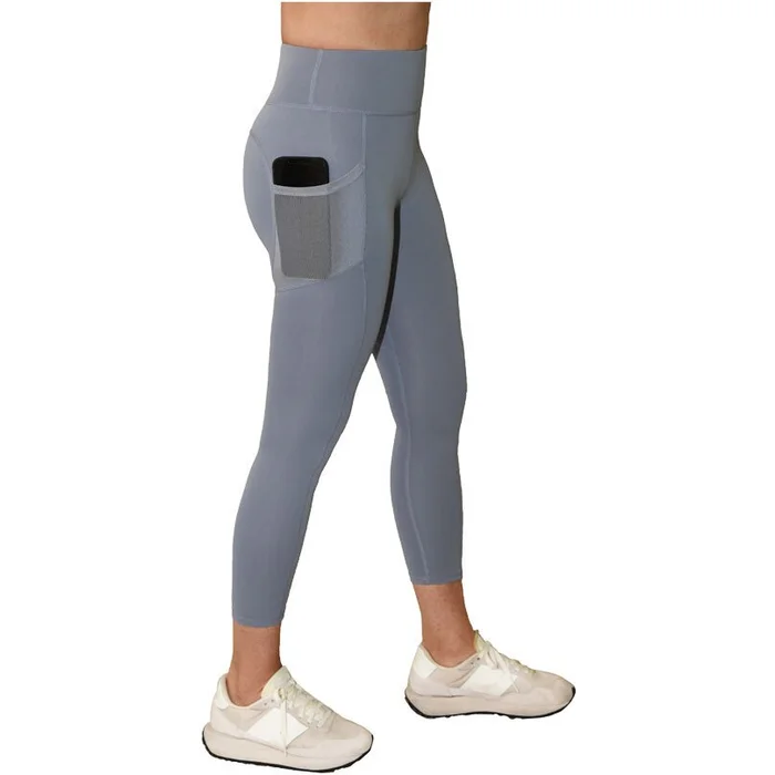 Legging fitness taille haute – Bleu clair