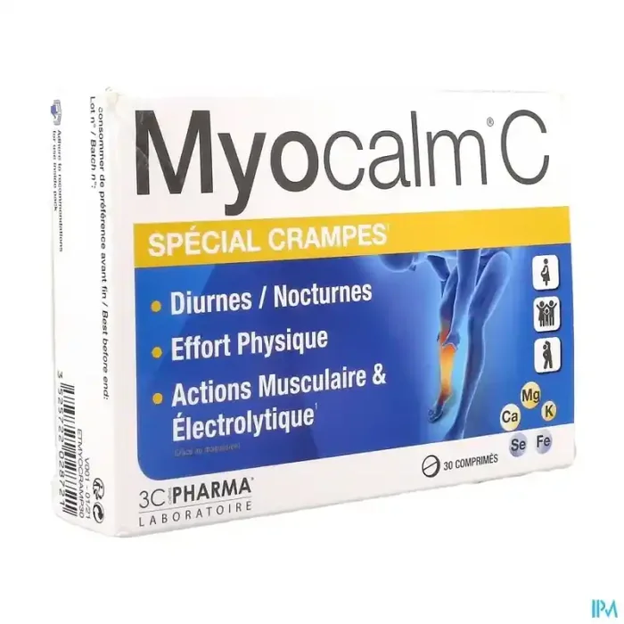 Les 3 chênes Myocalm C Spécial crampes comprimé
