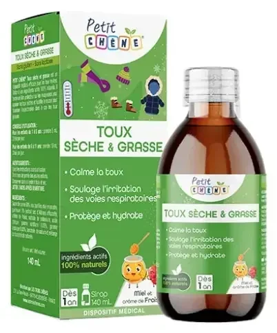 Les 3 Chênes Petit Chêne Toux Sèche et Grasse Dès 1 an 140 ml