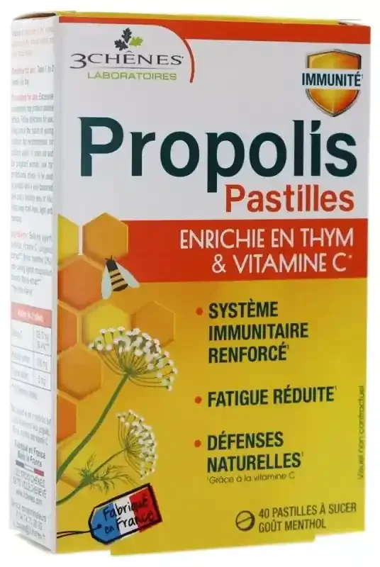 Les 3 Chênes Propolis Pastilles
