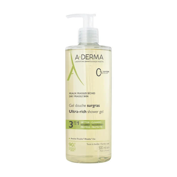 Les Indispensables – Gel Douche Surgras Peaux Fragiles Sèches