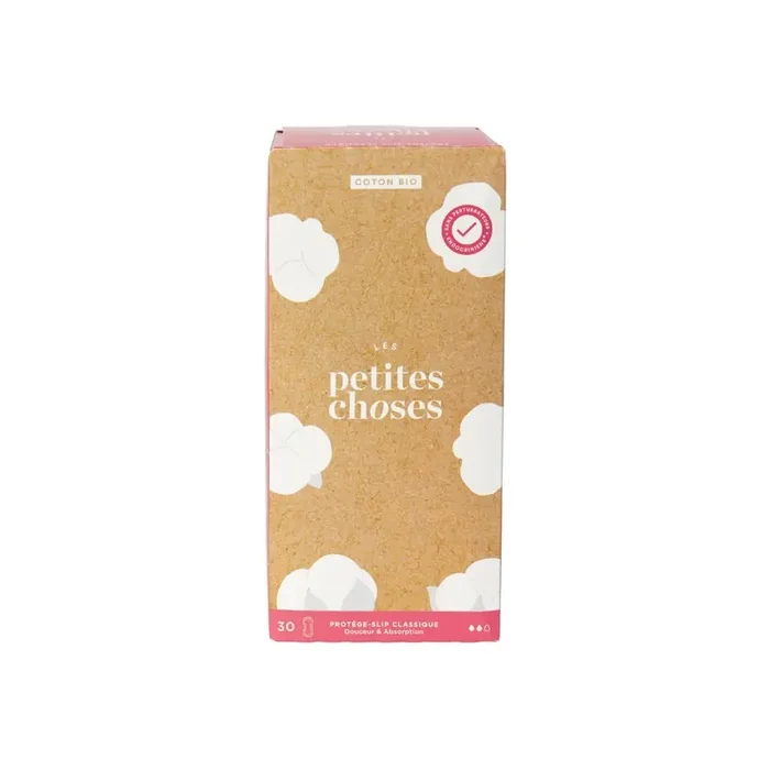 Les Petites Choses Protege Slip Classique coton bio boite de 30