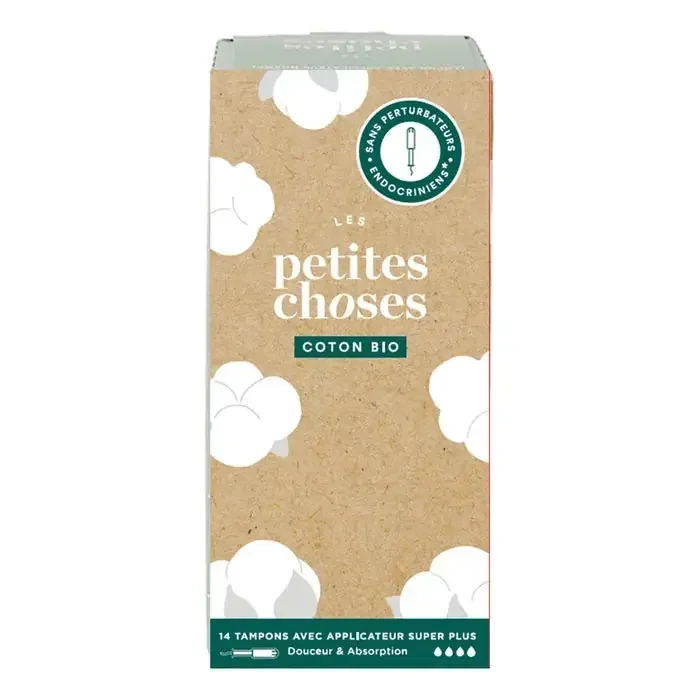 Les Petites Choses Tampons bio avec applicateur – Flux Super Plus x14