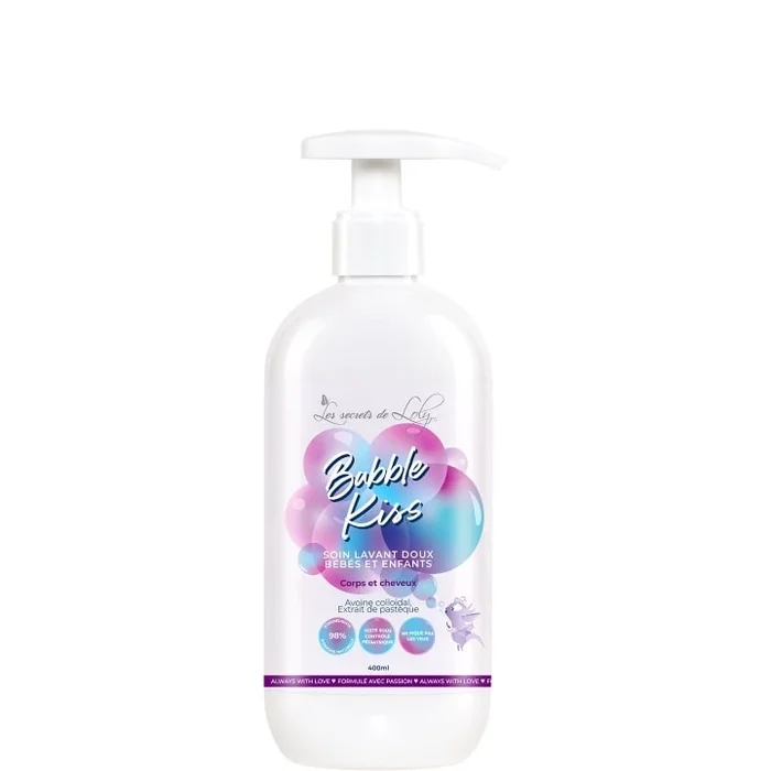 Les Secrets de Loly Bubble Kiss Soin Lavant Doux Bébé et Enfant
