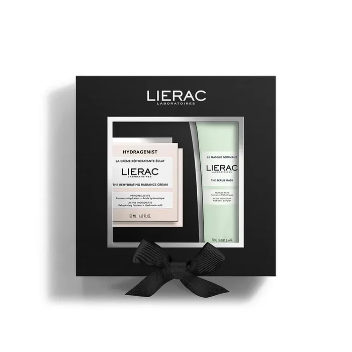 Lierac hydragenist coffret crème hydratante 50ml + masque gommant 75ml